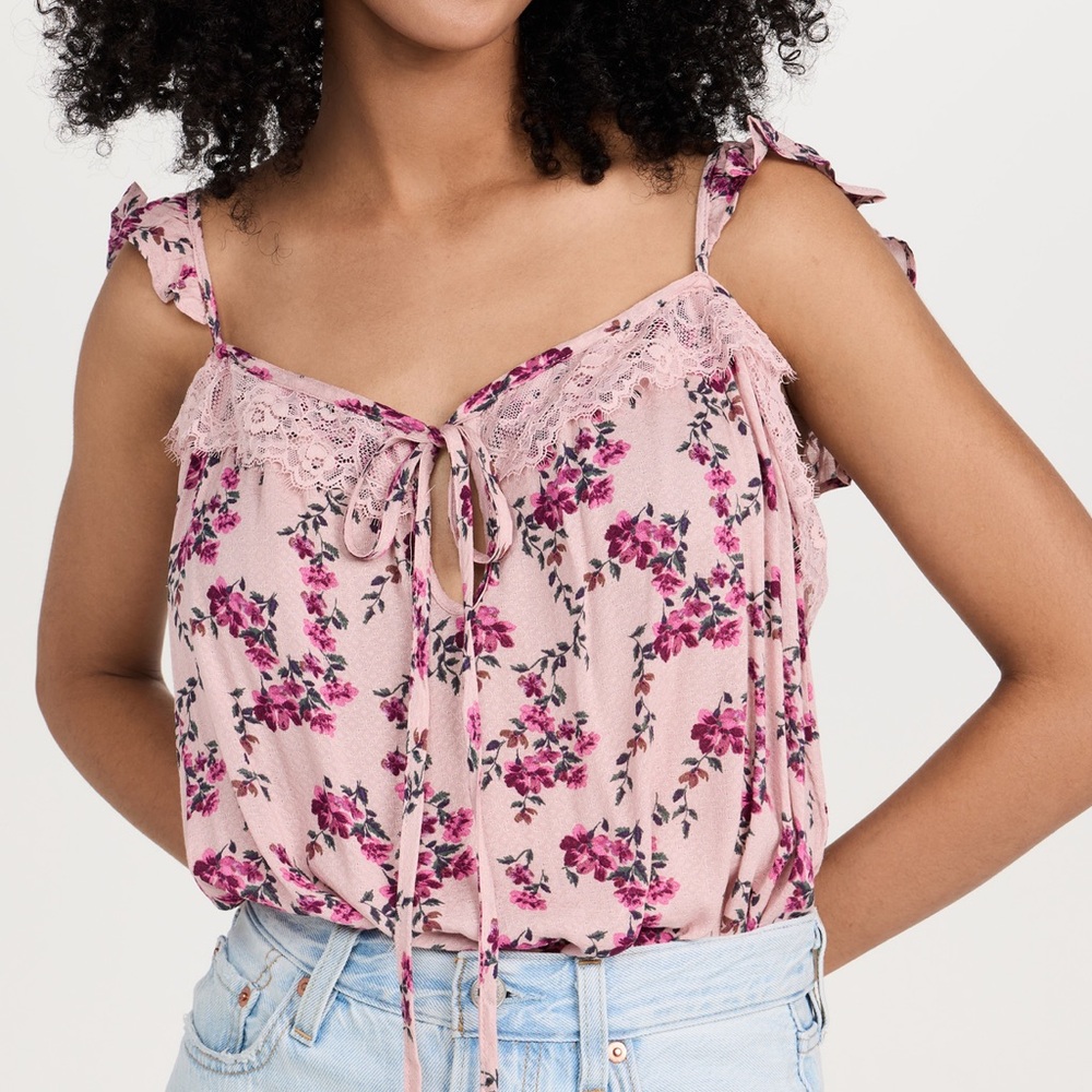 NWT Free People Take It Away Thong Bodysuit